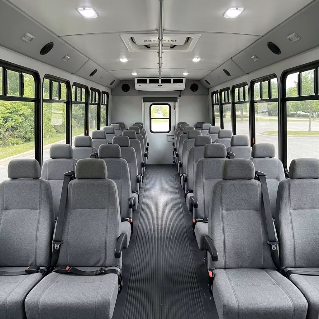 sheboygan 30 passenger minibus seating