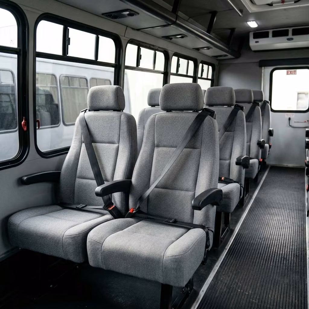 sheboygan 35 passenger minibus reclining seats